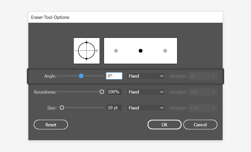 công cụ tẩy góc