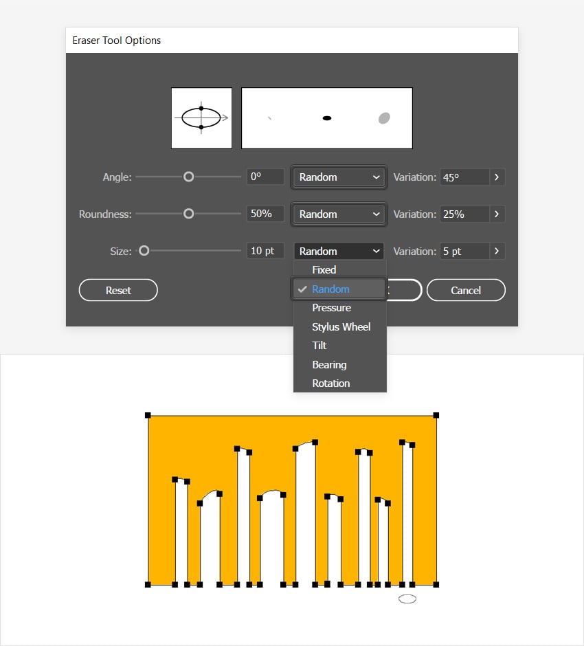 biến công cụ tẩy