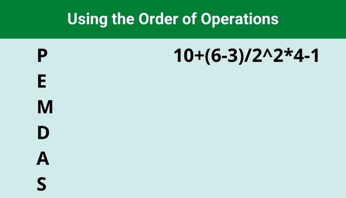 Order of Operations 1