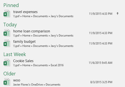 Workbook được ghim
