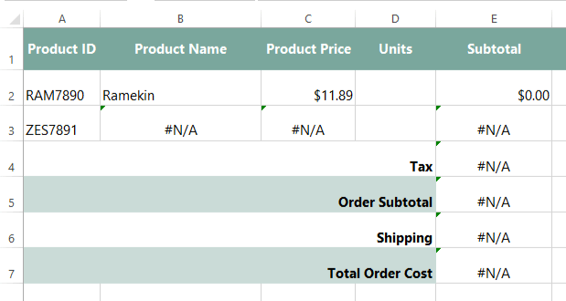 Vlookup bị lỗi