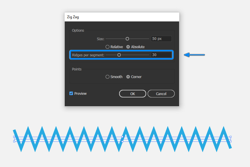 những đường vân Zig Zag