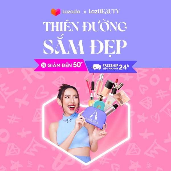 Lazada Beauty vuông