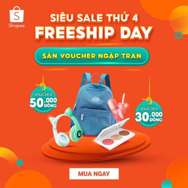 Shopee freeship (vuông) - 1