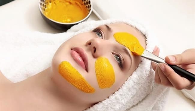 Mặt nạ dầu Dừa, bột Nghệ, Chuối