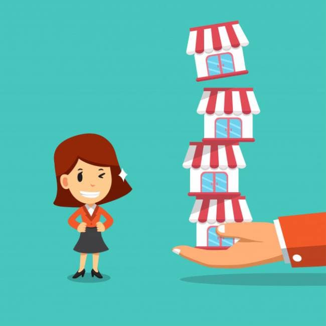 Bên nhượng quyền sẽ sản xuất sản phẩm và bán lại cho bên nhận quyền